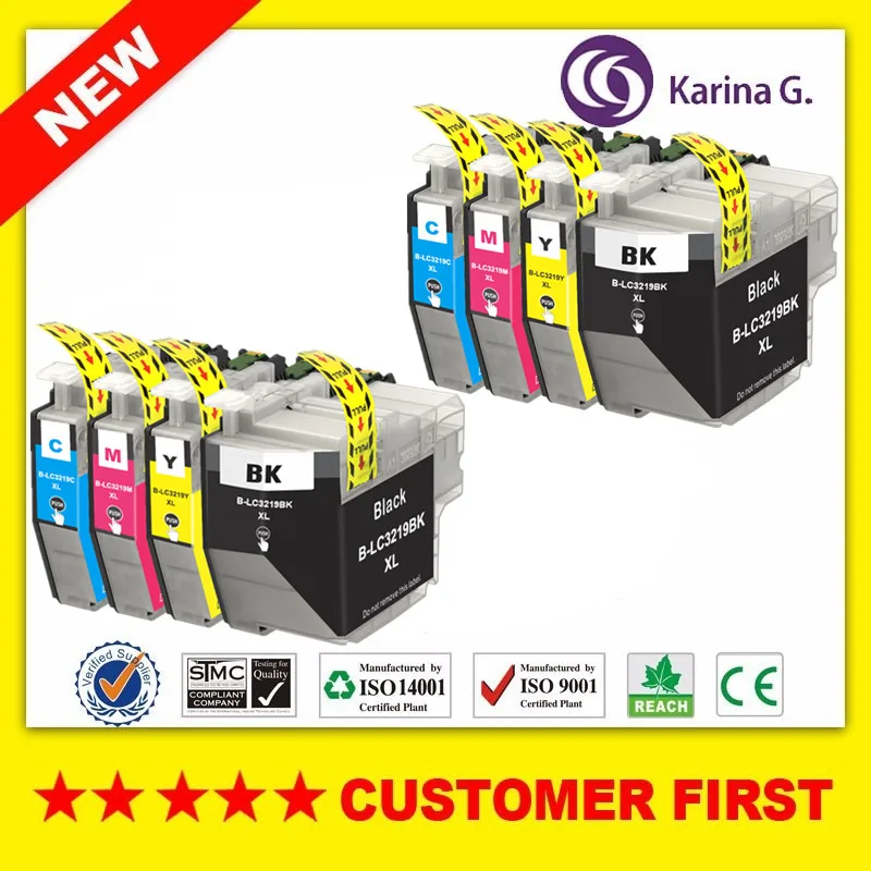 

Comaptible Ink Cartridge For Brother LC3219 LC3219XL For Brother MFC-J5330DW,MFC-J5930DW,MFC-J6530DW,MFC-J6930DW,MFC-J6935DW