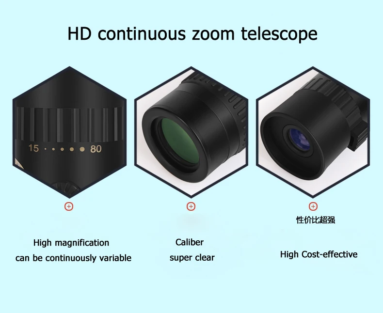 BIJIA 15-80x25 карманный мини зум Монокуляр высокое качество Карманный телескоп со штативом