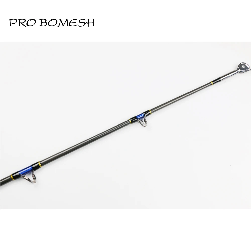 Pro Bomesh 1 шт. 1,8 м 1 секция 211.2lb роликовый наконечник направляющая металлическая катушка сиденье удилище для ловли на блесну глубоководная Удочка лодка удилище