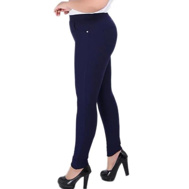 

Office Extra Large 6XL Women pants capris Pants High Waist Stretch Pencil pants Skinny Trousers for women pantalon sarouel femme