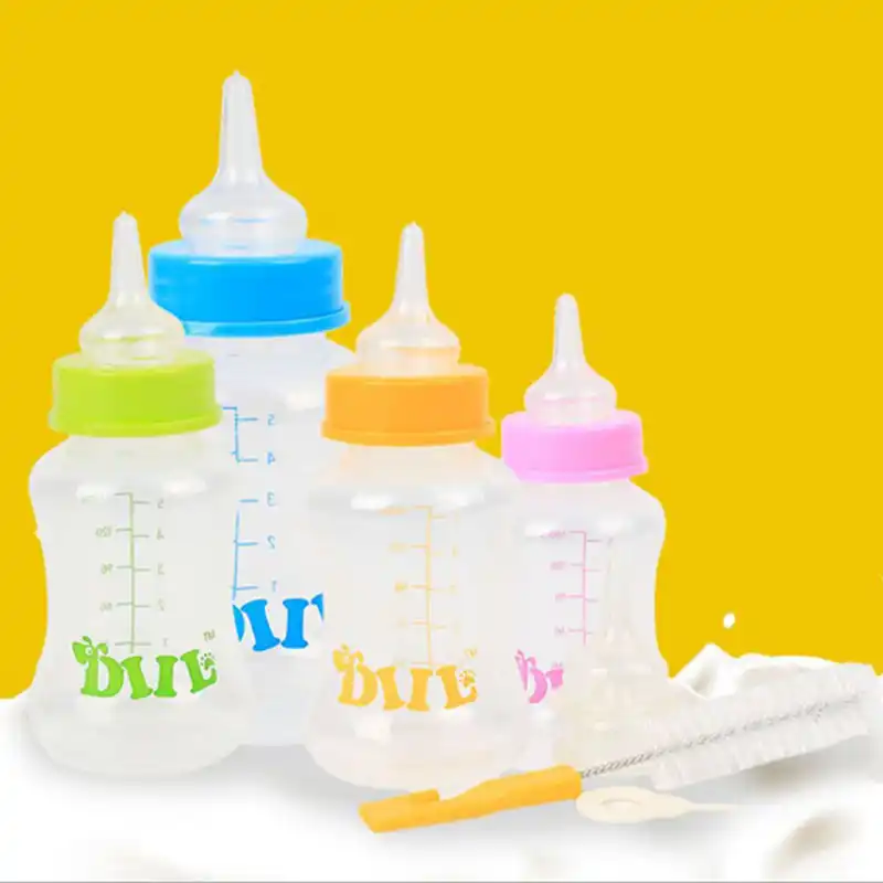 feeding bottle with soft nipple