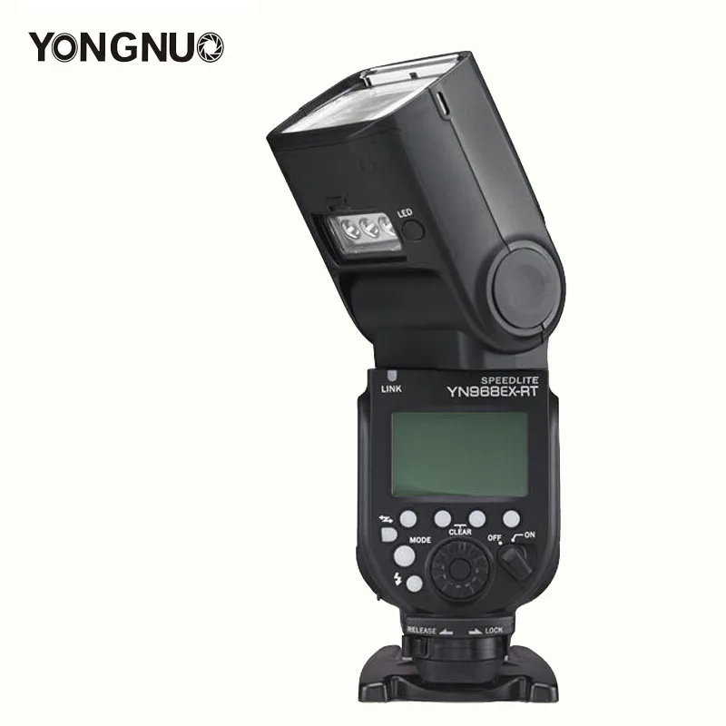 Yongnuo YN968EX-RT Вспышка Speedlite Беспроводной ttl мастер со встроенной светодиодный подсветкой HSS 1/8000 E ttl вспышка для Canon DSLR камер