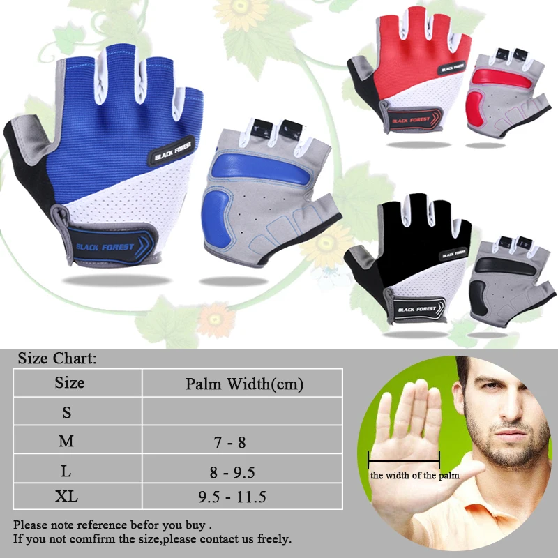 Guantes de Ciclismo de medio dedo Guantes de bicicleta antideslizantes MTB Guantes de motocicleta Guantes de Ciclismo accesorios M L XL