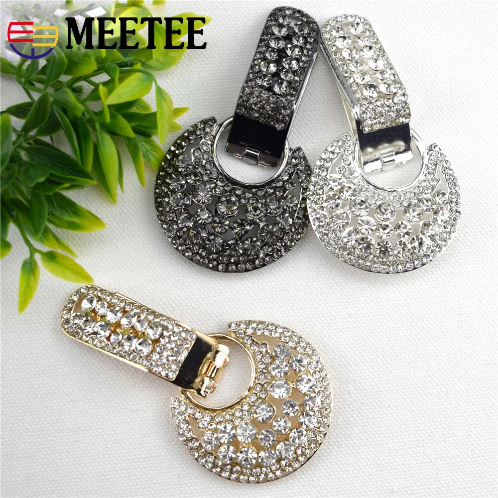 2-set-moda-Pelliccia-pulsanti-cappotto-bottoni-Strass-spilla-di-vetro-diamante-fibbia-bottoni-decorativi
