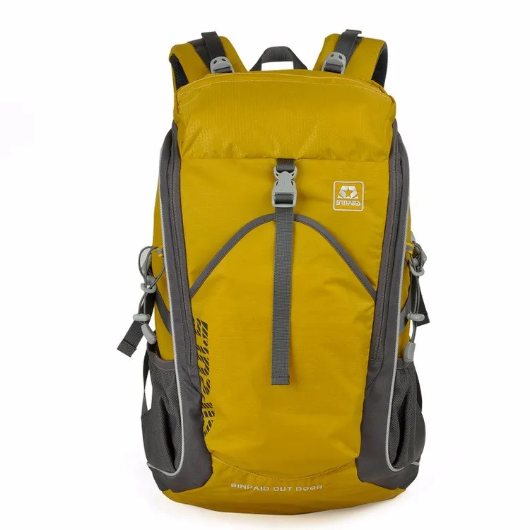 Sinpaid езда рюкзак большой Ёмкость Водонепроницаемый вне дорожная сумка с ремешком для проведения ледоруба черного, желтого цвета и синий