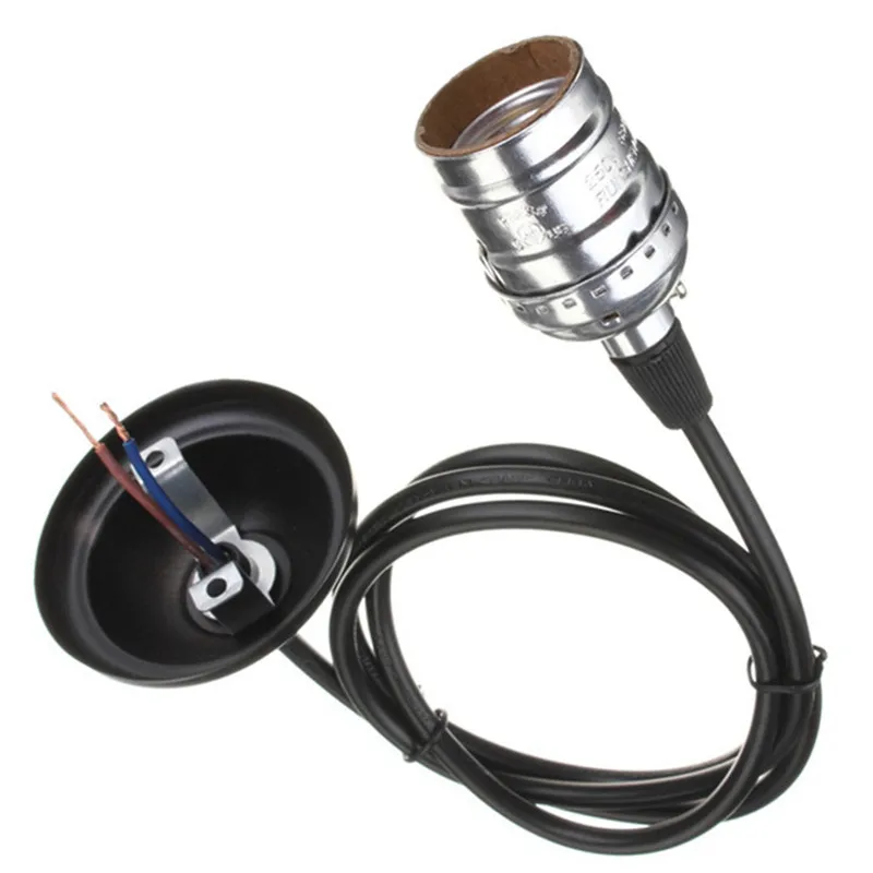 CLAITE E27 AC110-220V Винтаж Щепка Edison свет гнездо держателя лампы подвесные лампы адаптер без коммутатора