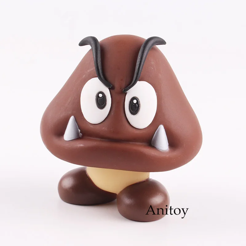 

Super Mario Bros Figures Goomba Action Figure PVC Collectible Model Toy for Kids Gift 8cm