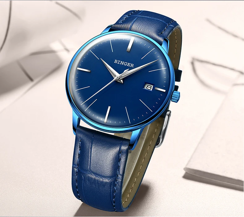 New BINGER Mechanical Watch Men Brand Luxury Men's Automatic Watches Sapphire Wrist Watch Male Waterproof Reloj Hombre B5078M-5