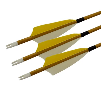 

30 inch Archery Pure Carbon Arrows with Turkey Feather for Traditional Bow Outdoor Sporting