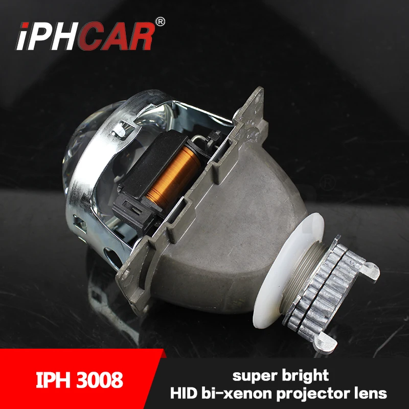 

Free Shipping IPHCAR Universal Car External Lights Q5 HID Projector Lens 3.0 Inch without D2H Xenon Blub and Ballast