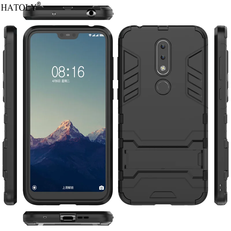 Чехол для Nokia 6 1 Plus армированный чехол X6 2018 противоударный пластиковый
