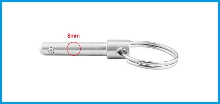 2 шт 8 мм Морской сорт быстроразъемный шариковый штырь для ЛОДКИ БИМИНИ верхней палубы шарнир морской нержавеющей стали 316 аксессуары для лодки