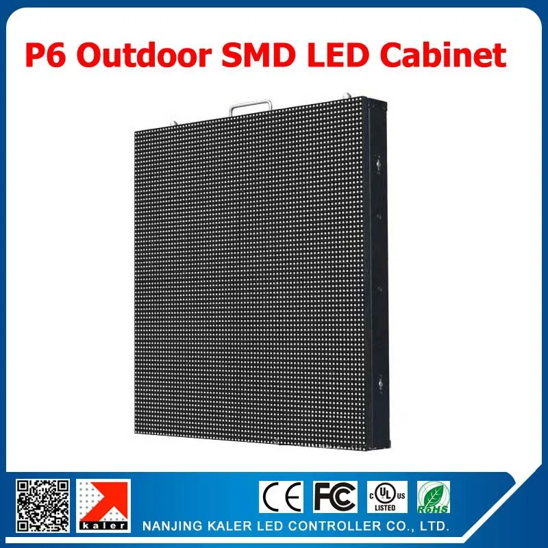 

Kaler P6 outdoor full color led display cabinet 768*768mm waterproof rental led cabinet p6 outdoor led display screen