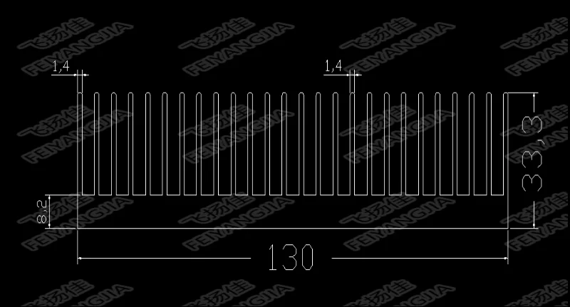 130X33.3 