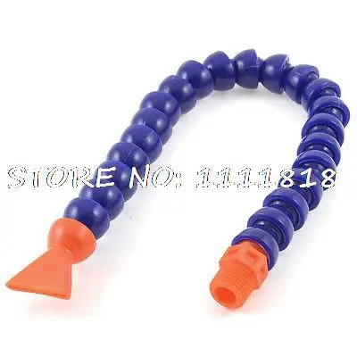 

1/4" PT Threaded Flat Nozzle Water Oil Coolant Pipe Hose Navy Blue