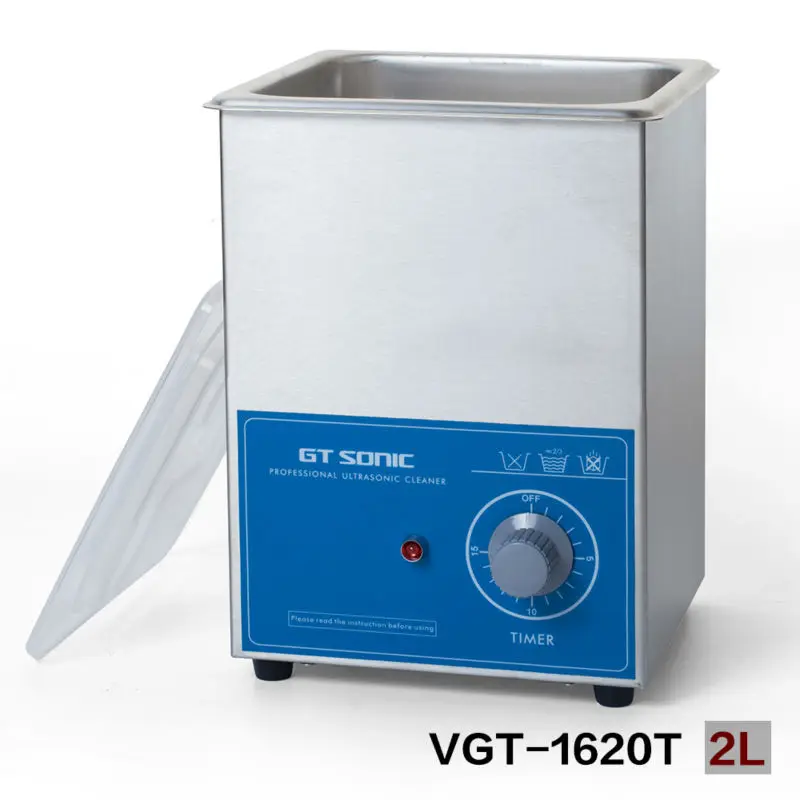 2L Ultrasonic bath cleaner for cleaning coins, filter injector, parts