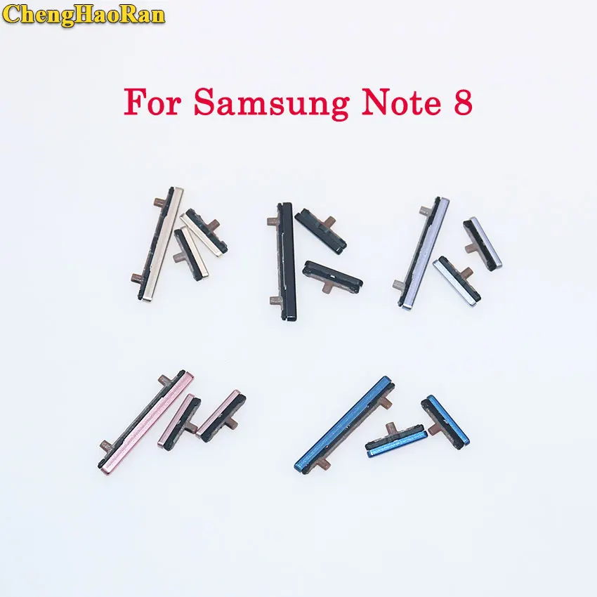 ChengHaoRan 1 комплект Мощность на кнопку выключения ключ Боковая кнопка для samsung Galaxy note 8 N9500 N950F ремонт Запчасти