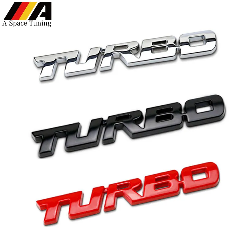 Эмблема Turbo 3D значок металлический хромированный стикер автомобиль грузовик