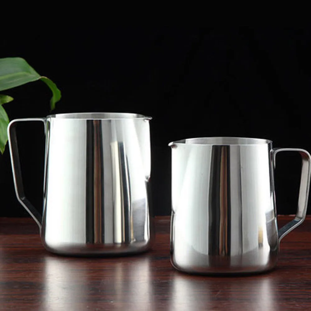 

New Style Stainless Steel Milk Craft Coffee Latte Frothing Art Jug Pitcher Mug Cup coffee Pitcher Barista craft Kitchen Tools