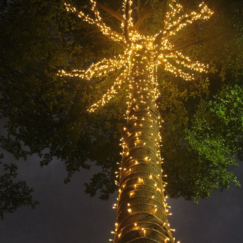 Günstige Wasserdicht 10m zu 100m 220V 110V Fee String led leuchten Startseite garland Hochzeit Party Im Freien Urlaub weihnachten baum Dekoration