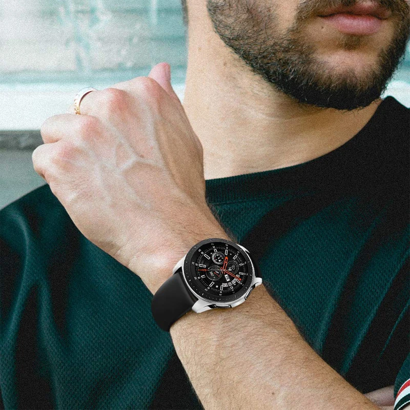 Huawei watch gt band для samsung galaxy watch active 46 мм 42 мм gear S3 frontier/classic S2 ремешок силиконовый 22 мм/20 мм ремешок для часов