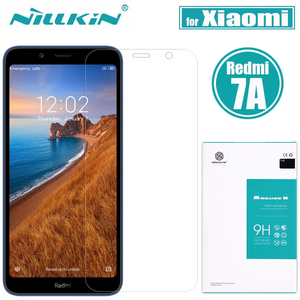

for Xiaomi Redmi 7A Tempered Glass Nillkin 9H Hard Protective Safety Glass Screen Protector for Xiaomi Redmi 7A Film