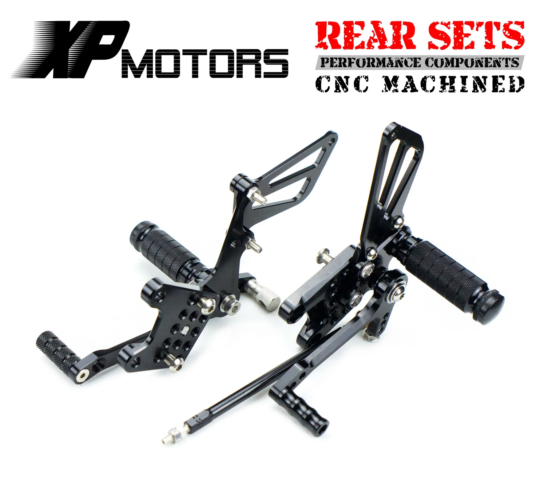 

NICECNC CNC Motorcycle Adjustable Rearset Foot Pegs Footrest For Suzuki GSXR600 GSXR 600 GSX-R 600 2001 2002 2003 2004 2005