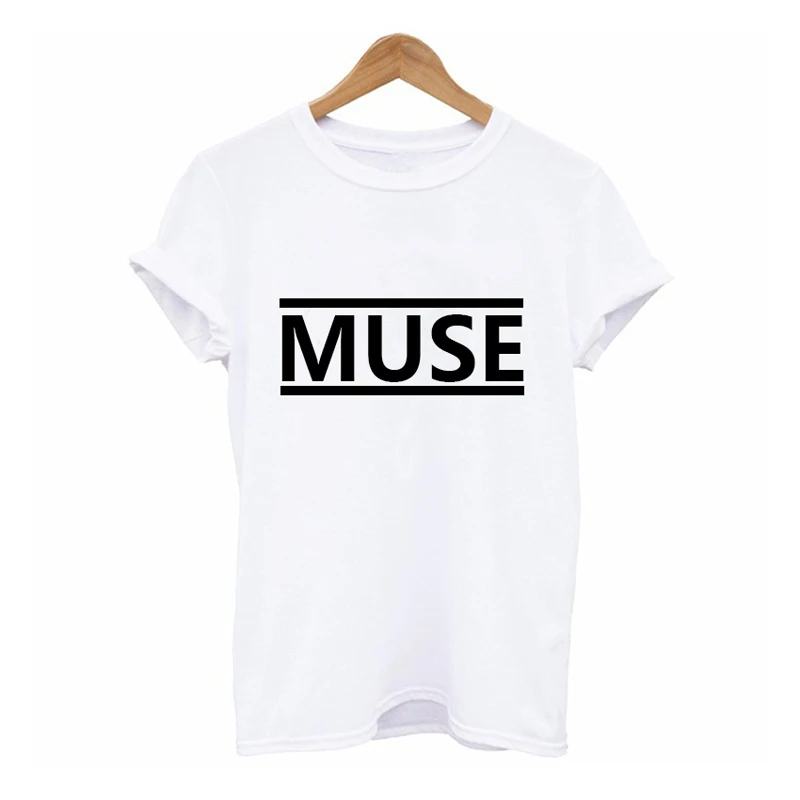 ONSEME Harajuku женская футболка MUSE с буквенным принтом повседневная хлопковая
