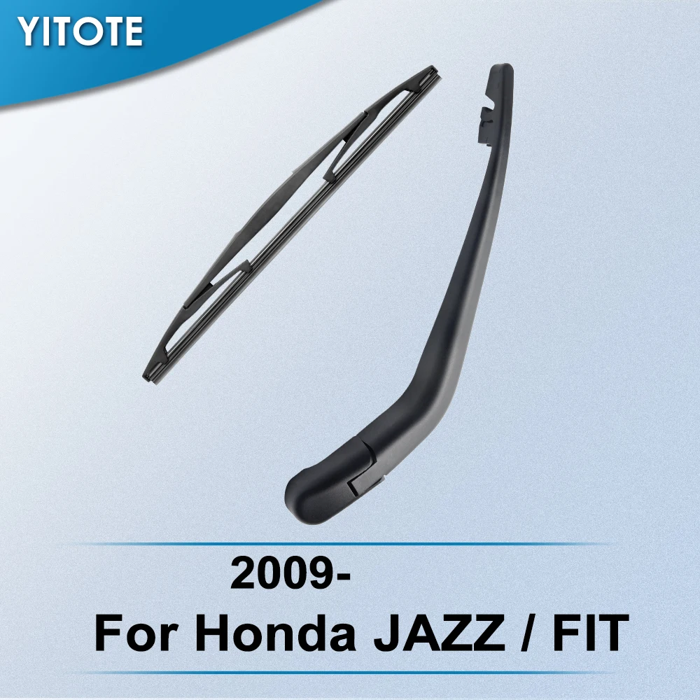 YITOTE Rear Wiper & Arm for Honda JAZZ / FIT 2009 2010 2011 2012 2013