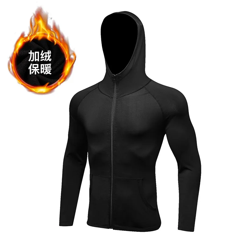 

Men Fitness Hoodies Sweatshirt Men pullover Zipper jacket Sweatshirt Bodybuilding sportswear top coat clothing Track Hoody 2019