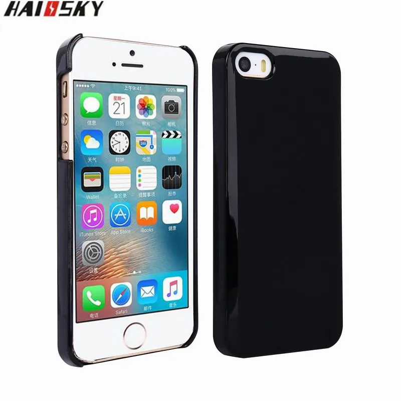 

Haissky Hard PC Case For iPhone 5 Luxury Smooth Back Cover Shockproof Full Protection Phone Covers For iphone 5 SE Case Coque