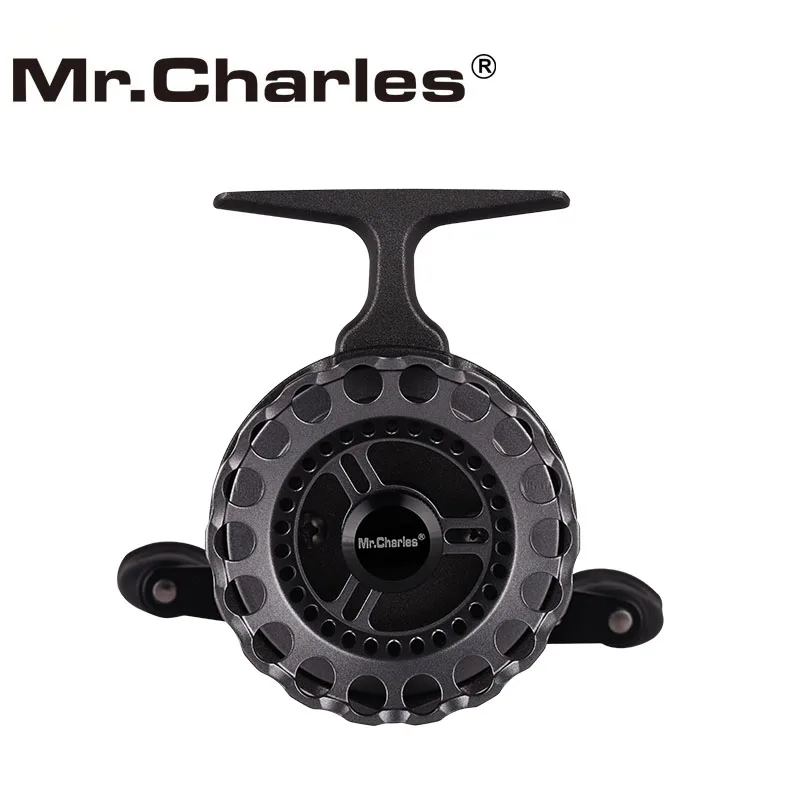 Comprar Mr. Charles New NND H65 Color engranaje gris ratio 3,6 1 cuerpo de plástico fuerte mosca carrete de pesca balsa carrete de pesca de hielo