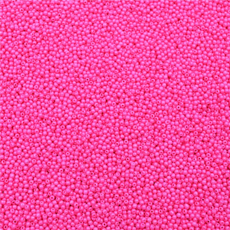 Распродажа новых ювелирных аксессуаров 1000 шт Высокое качество для DIY ожерелье браслет из настоящего стекла бусины Свободные разноцветные - Цвет: Розовый