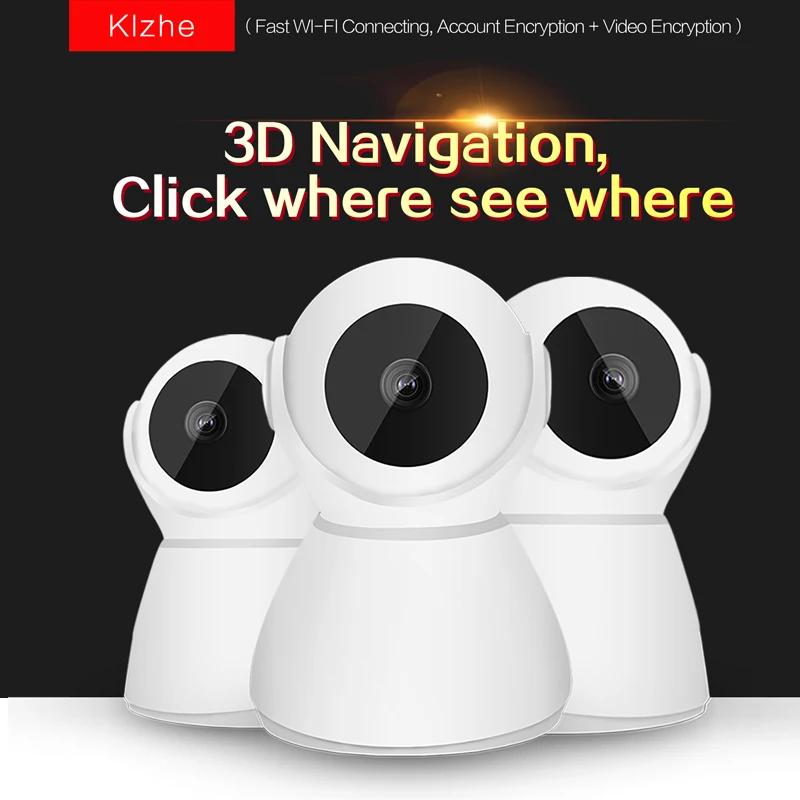 

Spetu Smart Camera 2MP IP Camera Camcorder 360 Angle Panoramic Wireless HD 1080P Home Infrared Night Vision CCTV WiFi Camera