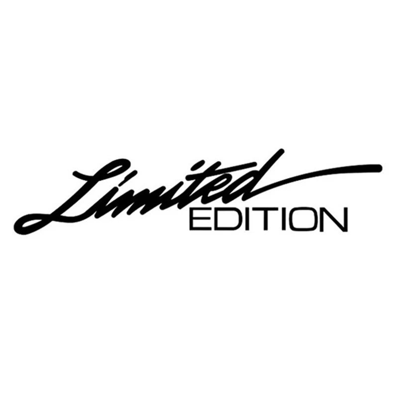 Car Sticker 3D 16CM*3.8CM LIMITED EDITION Creative Vinyl Sticker On Car Stickers And Decals Window Sticker Car-styling Decal