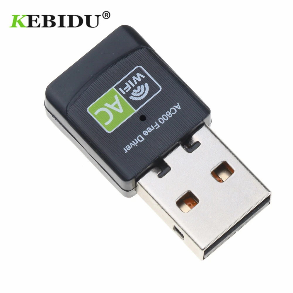Бесплатный драйвер беспроводной USB Wifi адаптер 600 Мбит/с 2 4G/5G Двухдиапазонная Wi Fi