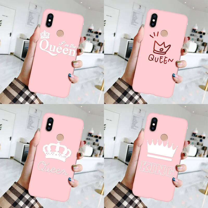 

Pink Queen TPU Fundas For Xiaomi Redmi 4A 4X 5 Plus 5A 6A S2 Note 3 4X 5 6 7 Pro Xiomi Mi A1 5X A2 6X 8 Lite Mi 9 F1 Luxury Case