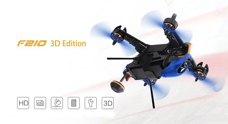 Квадрокоптер Walkera F210 3D Edition 2 4 ГГц 120 градусов HD камера F3 сбивающийся с стены