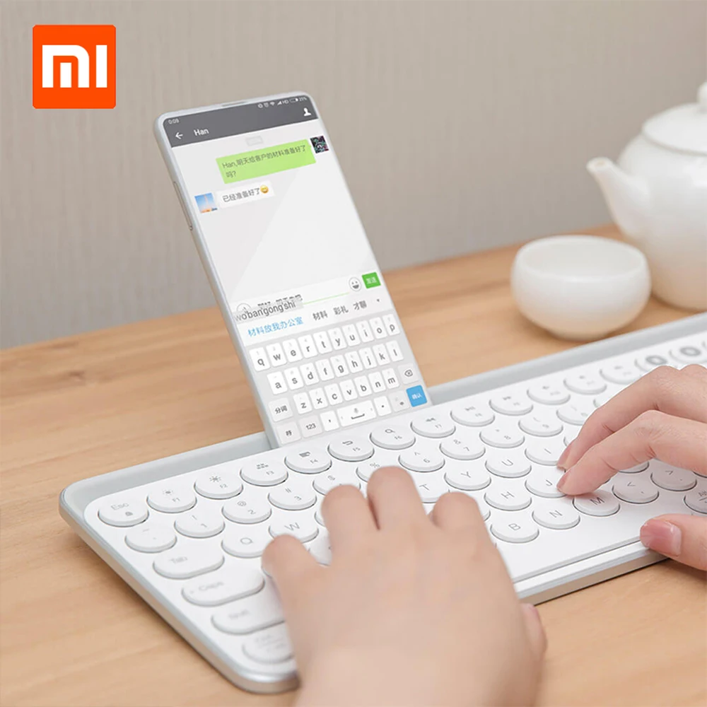 

Xiaomi youpin Miiiw MWBK01 104 Key 2.4GHz Wireless / Bluetooth Dual Mode Portable Keyboard