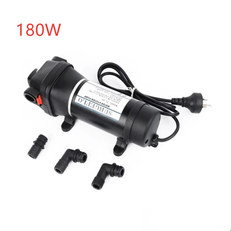 

110V 220V Self-priming Diaphragm Pump Automatic Household Pressure Switch 180W Large Flow Drainage Pump