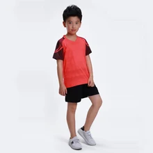 Детский комплект Футбол Джерси Дети Наборы для футбола костюм пользовательские команды быстросохнущая Обувь для мальчиков Футбол Training Рубашки для мальчиков