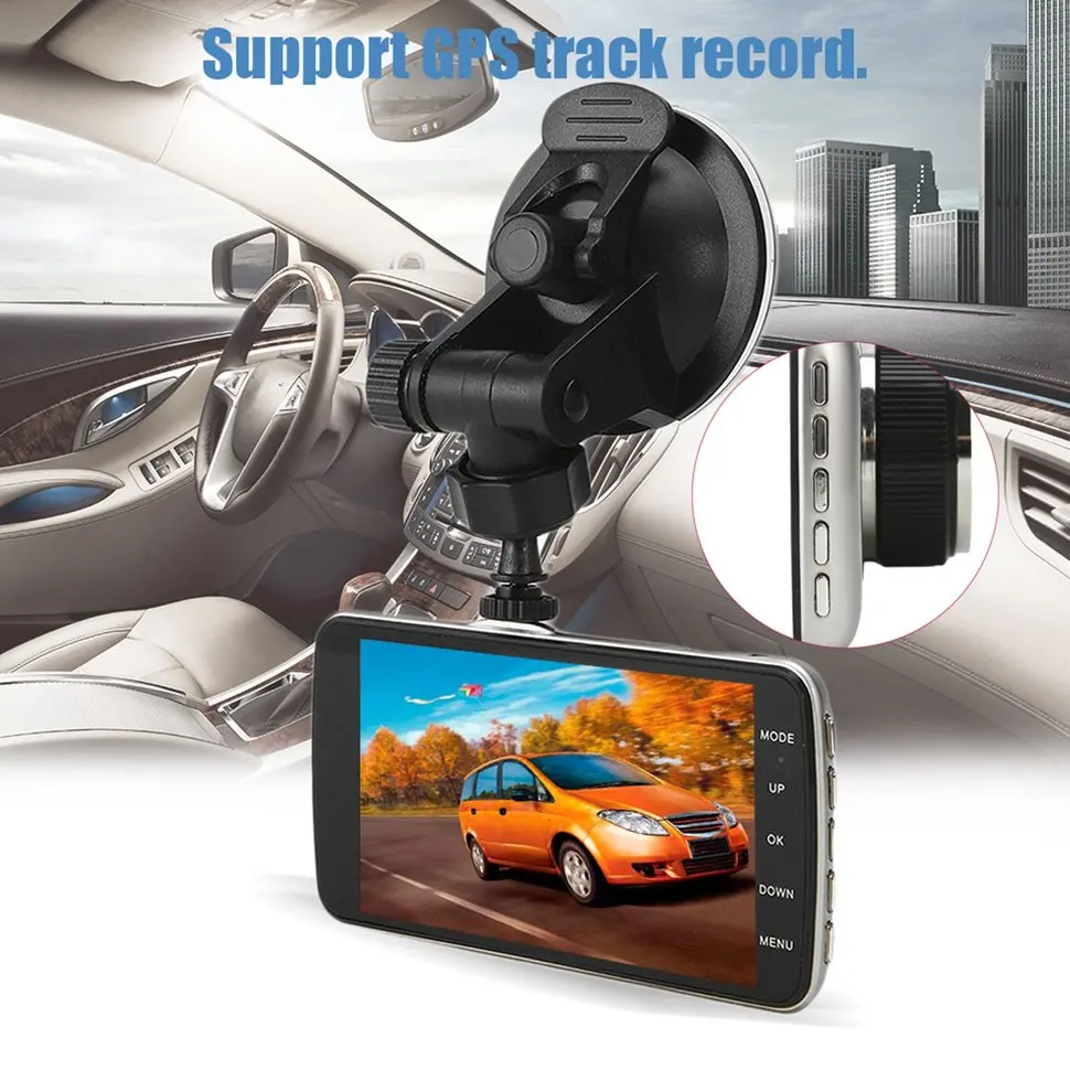 

5pcs X1 Auto Car 2.31 Inch Display Dual Lens Car DVR Camera Video Recorder Dash Cam