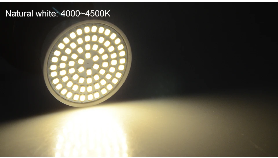 4W 6W 8W GU10 E27 220V LED Spotlight Bulb 2835 5730 SMD 54LEDs 72 LEDs Bulbs Lamp Light Glass Body For Indoor Led lamps lighting (5)