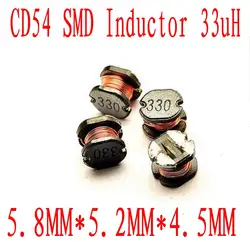 1000 шт./лот катушки Индуктивности SMD CD54 33uh чип индуктивности 5,8*5*4,5 мм