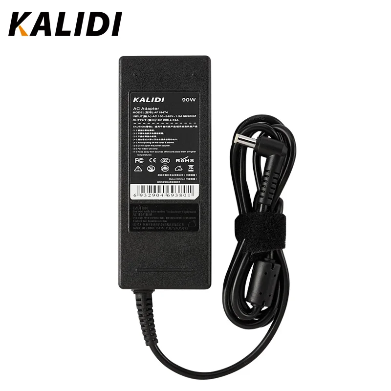 KALIDI 19 V 4.74A 90 W Сетевой адаптер питания для ноутбука acer зарядное устройство ноутбук