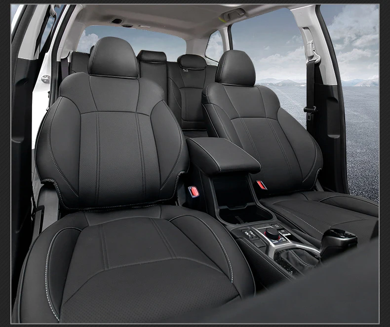 QHCP, микрофибра, кожа, чехол для автомобильного сиденья, подушка, удобная, подходит для Subaru Forester, аксессуары для стайлинга автомобилей