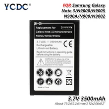 Литиевая батарея для samsung Galaxy Note 3 Note III N9005 N9000 N9006 N9008 N9009 батарея 3500 мАч сменная батарея