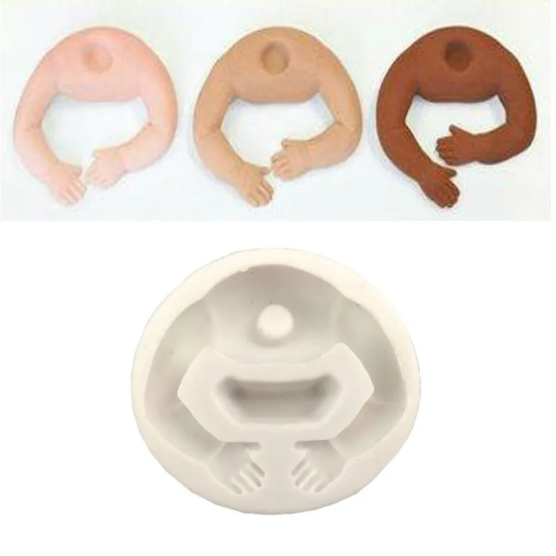 

Body hand Silicone Mold Fondant Mould Cake Decorating Tool Chocolate Gumpaste Mold Sugarcraft Kitchen Accessories
