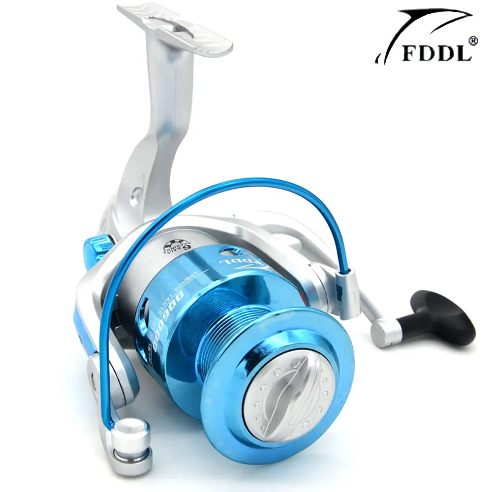 

DQ6BB 1000 - 6000 Series Electroplate Spool Superior Ratio 5.2:1/5.1:1 Spinning Fishing Reels 6BB Folding Carp Spinning Reel