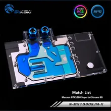 Bykski Full Coverage GPU Water Block For Maxsun GTX1080 Super JetStream font b Graphics b font